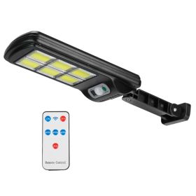 Solar Powered Wall Lights Outdoor 100LED Beads Motion Sensor Lamp IP65 Waterproof 3 Modes Sensor Light (Option: 450W)