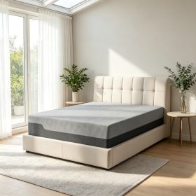 12" Pressure Relief Memory Foam Mattress – Graphene Gel Cooling Copper, Easy Setup Bed in a Box（Only mattress） (Option: 46130682)