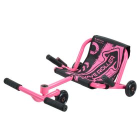 Ride On Scooter 150 Lbs Swing Side-to-Side For Amazing Riding Pink, For Ages 4+, Powered By Zig-Zag Motion, Ride On Toy With 3 Adjustable Length, (Option: Default)