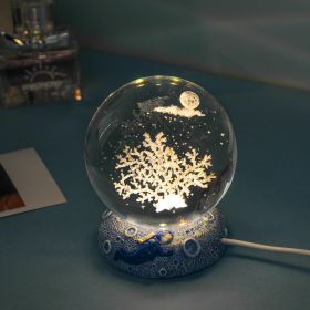Stars And Seas; Ocean Series Crystal Ball Ornaments; Night Lights; Bedroom Desktop Decorations; Creative Birthday Gifts (Items: Gorgeous Coral)