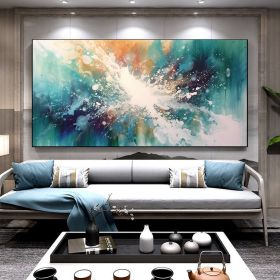 Hand Painted Oil Painting Large Acrylic Oil Painting On Canvas Abstract Painting Canvas Original abstract canvas wall art contemporary Painting F (Style: 01, size: 100x150)